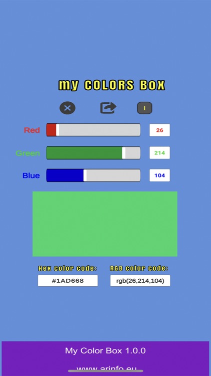My Colors Box