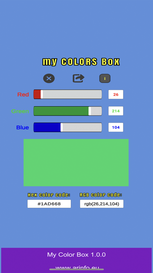 #2. My Colors Box (macOS) 由: a Rausa
