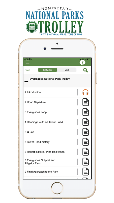 National Parks Trolley Screenshot