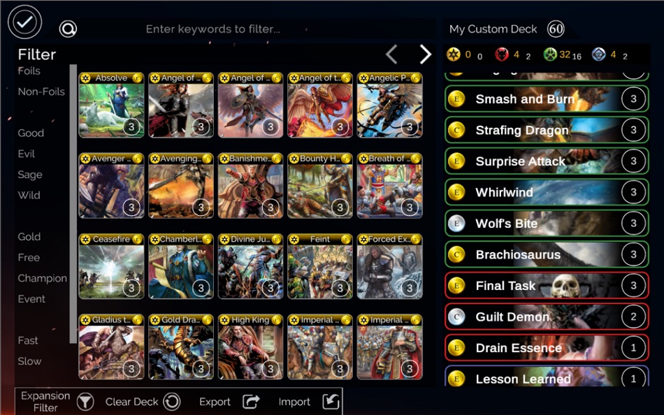 #5. Epic Card Game Digital App (macOS) 由: White Wizard Games