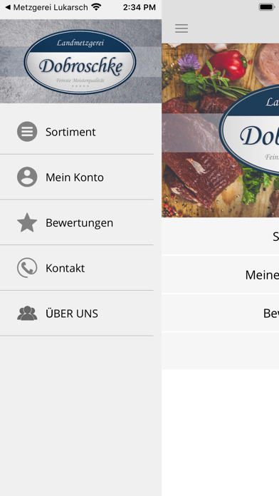 Landmetzgerei Dobroschke Screenshot