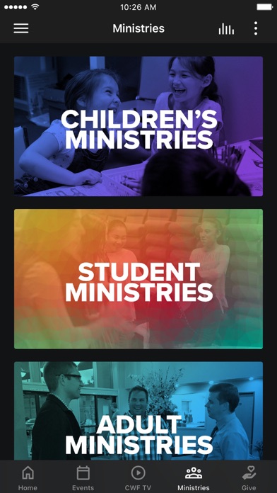 Christian World Fellowship Screenshot