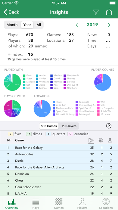 Board Game Stats screenshot1