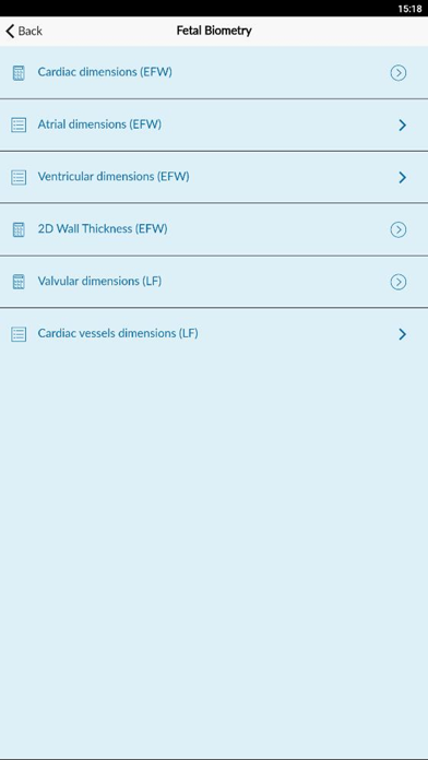 Fetal BCN Calculator Screenshot
