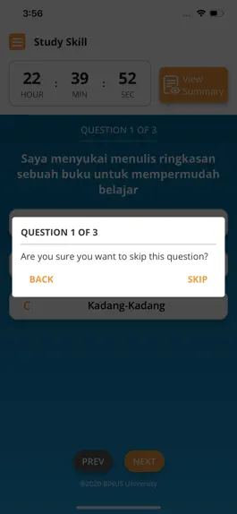 Game screenshot Binus Admission Test apk