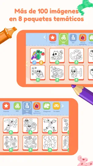 Captura de pantalla de Keiki Colorear Juegos De Niños en iPhone 2