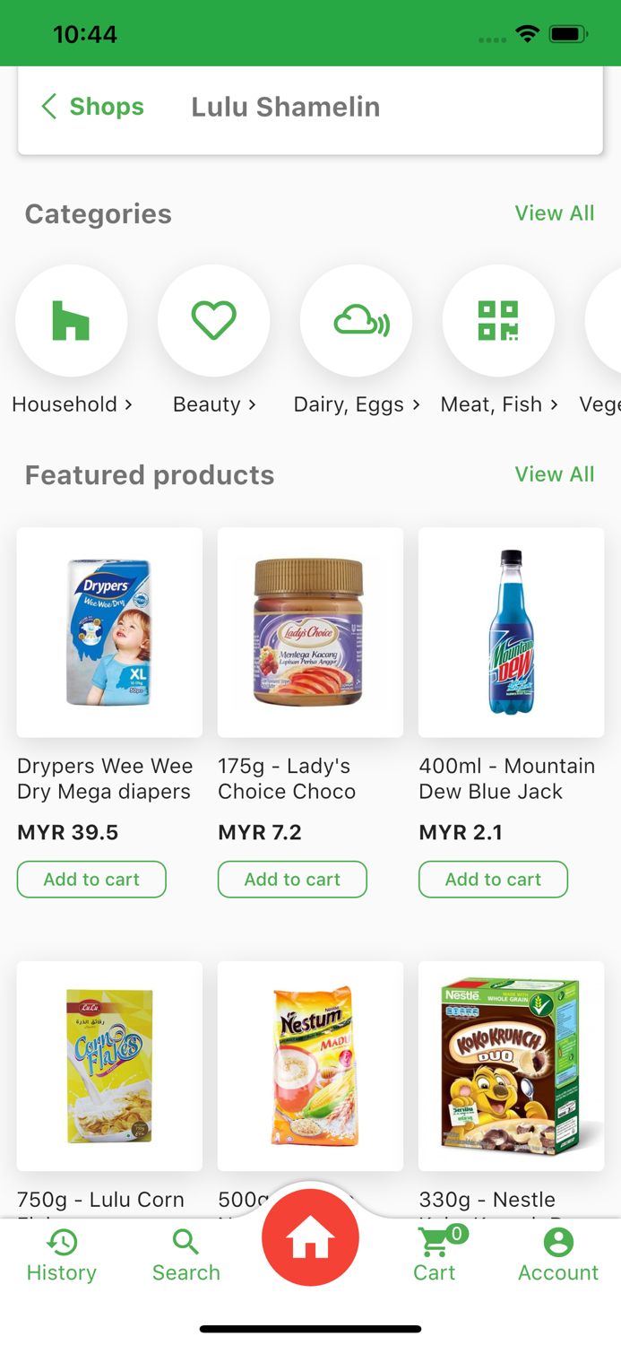 Minimart Grocery Shopping App