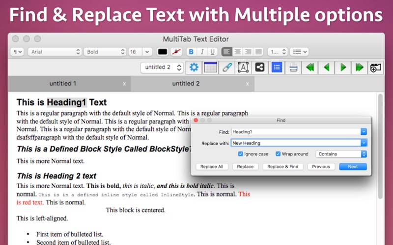 Screenshot #3 pour MultiTab Text Editor