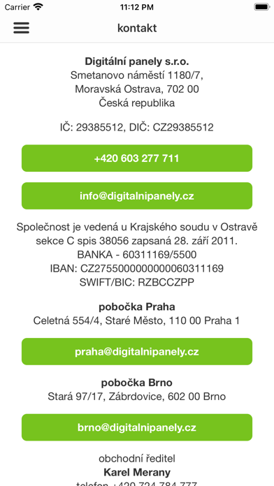 Digitální panely cz Screenshot