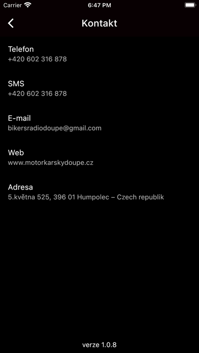 BIKERS RADIO DOUPE Screenshot