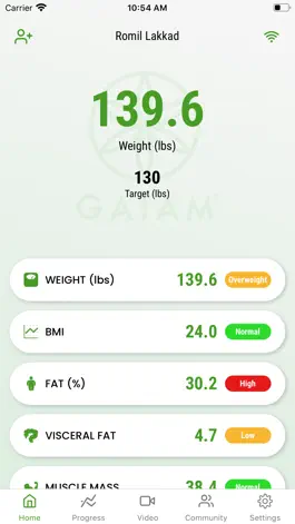 Game screenshot Gaiam Weight Scale hack
