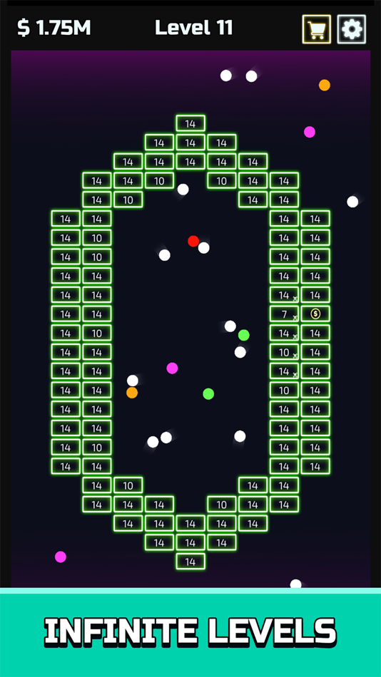 #5. Idle Brick Breaker - Breakout (iOS) 由: Tech Tree Games LLC