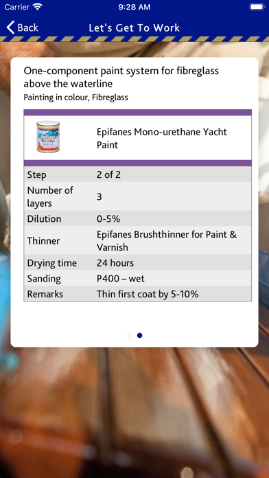 Epifanes boatpaint aid Screenshot