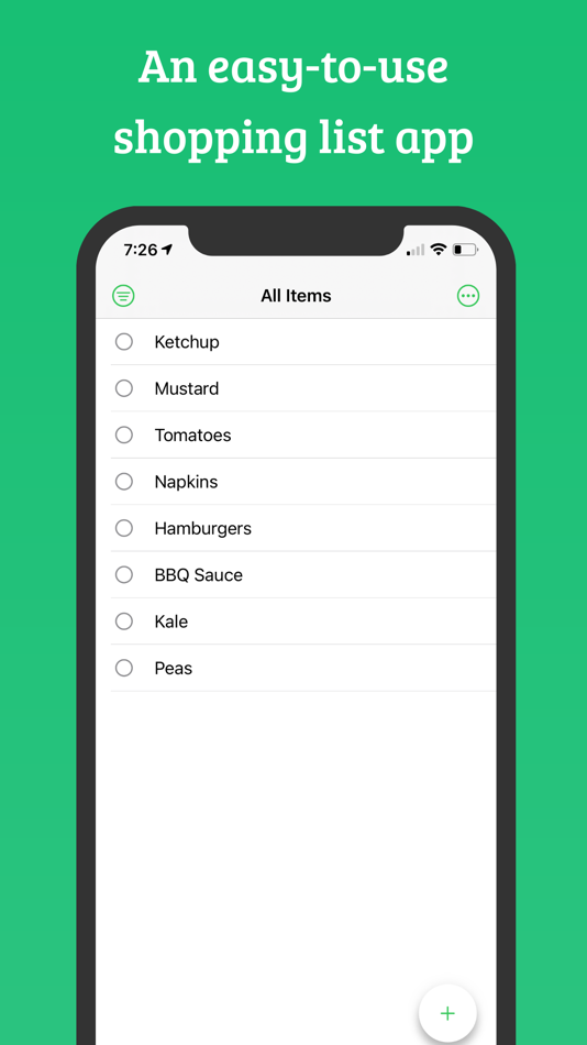 #1. Shared Grocery: Shopping List (iOS) 由: Kennan Mell