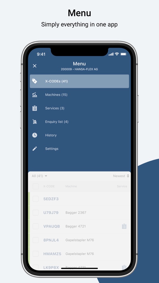 #1. X-CODE Manager (iOS) 由: HANSA-FLEX AG
