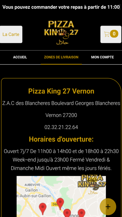 Pizza King 27 Vernon Screenshot