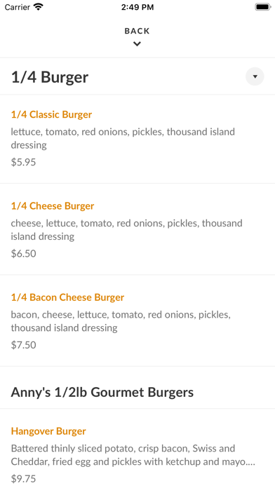 Anny'sFineBurger Screenshot