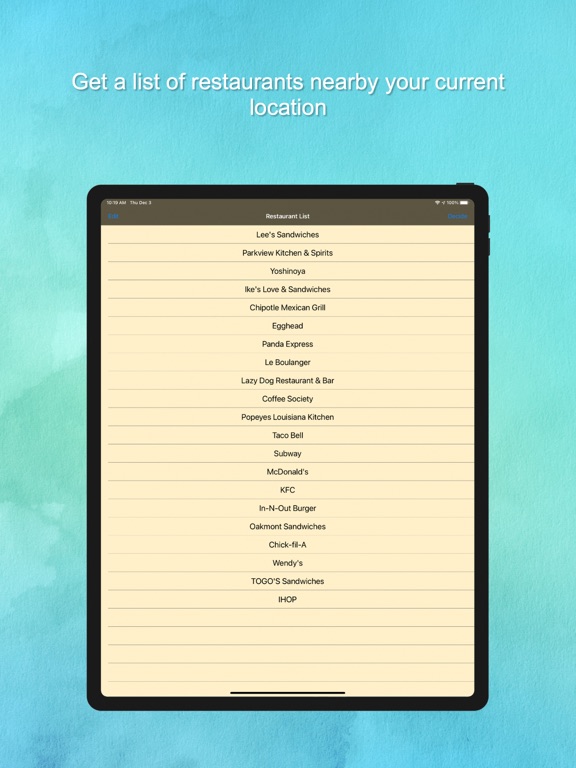 I Don't Care!! iPad screenshot 2 - Food & Drink app