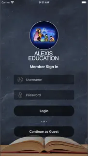 alexis education iphone screenshot 1
