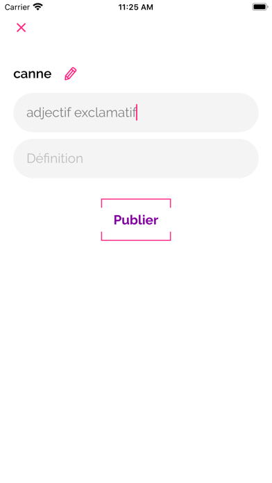 Dictionnaire des francophones Screenshot