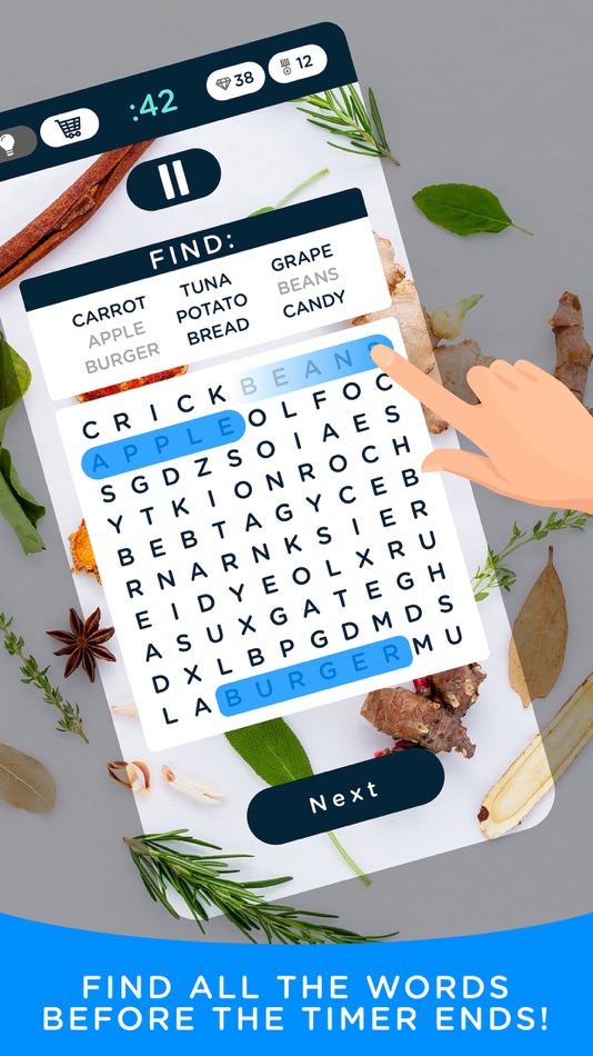#3. Word Search The Game (iOS) 由: TITANWARE SL