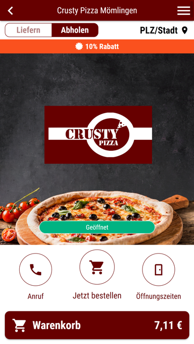 Crusty Pizza Mömlingen Screenshot