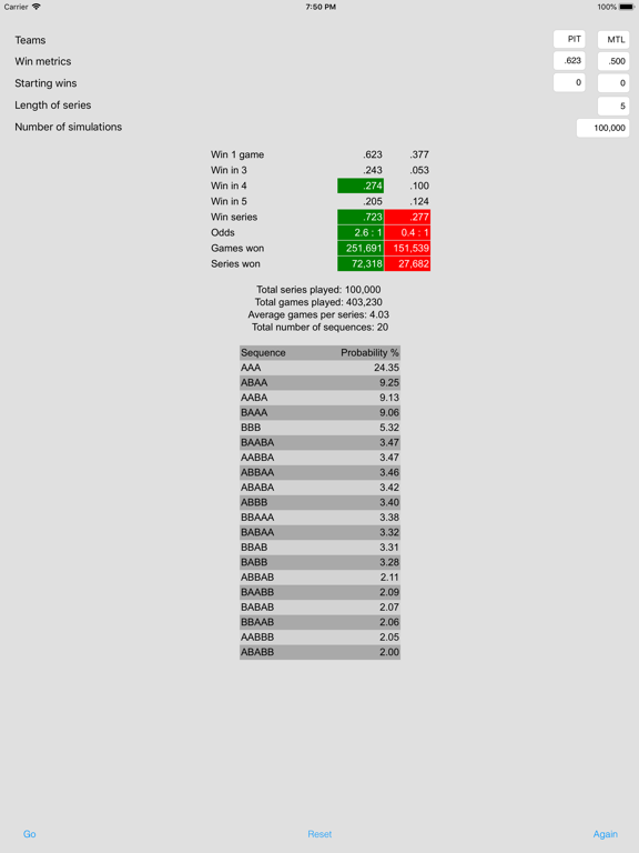 Screenshot #6 pour Playoff Simulator