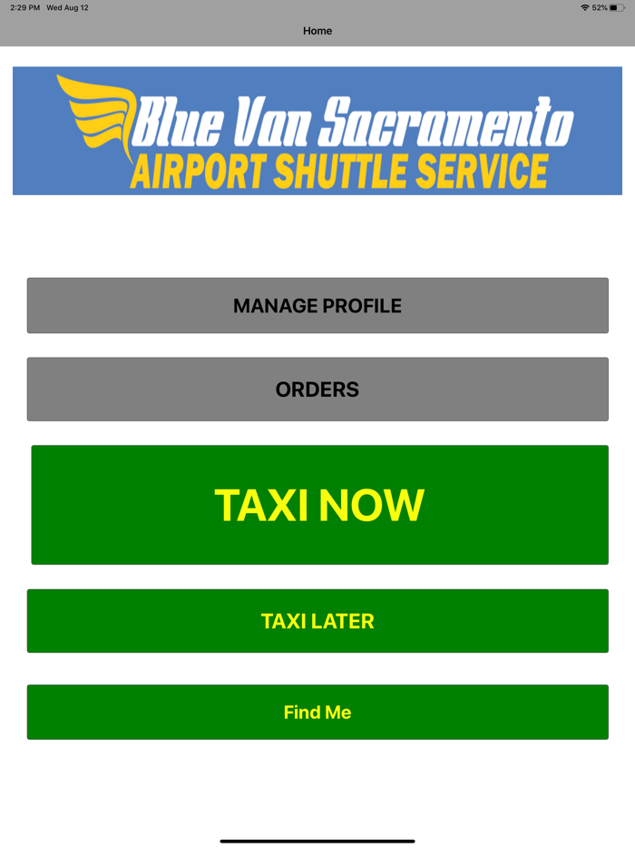 Blue Van Sacramento
