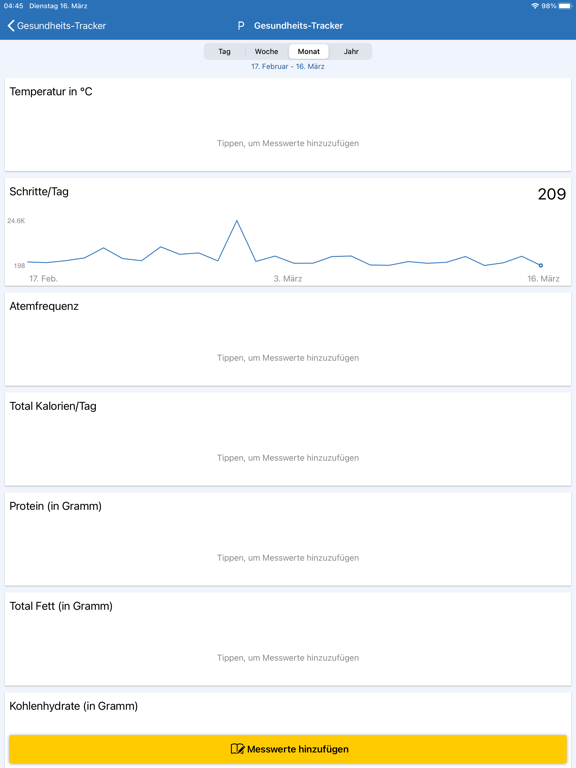 MeinLUKS iPad screenshot 7 - Medical app