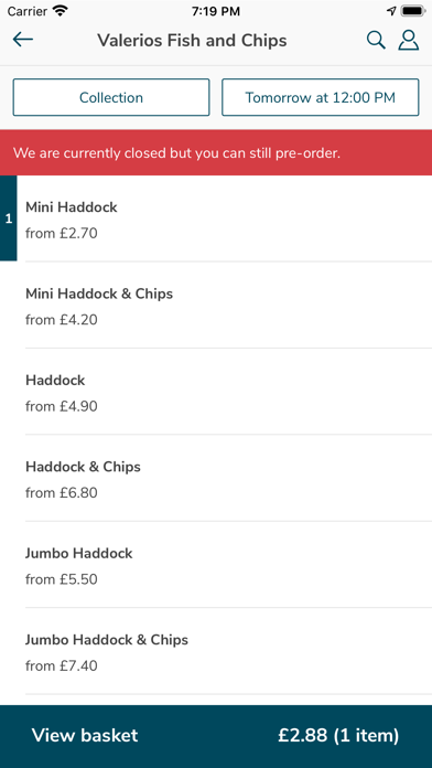 Valerios Fish and Chips screenshot 2