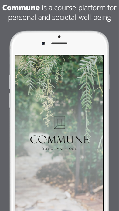 How to cancel & delete Commune: Life-Changing Courses from iphone & ipad 1
