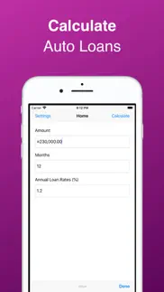 loan calculator－installment + iphone screenshot 1