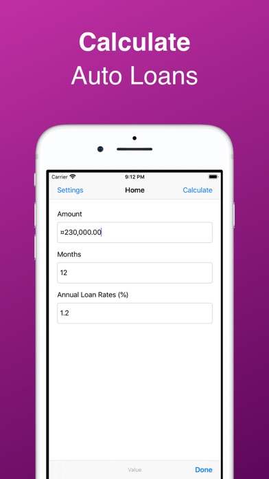Loan Calculator－Installment + Screenshot