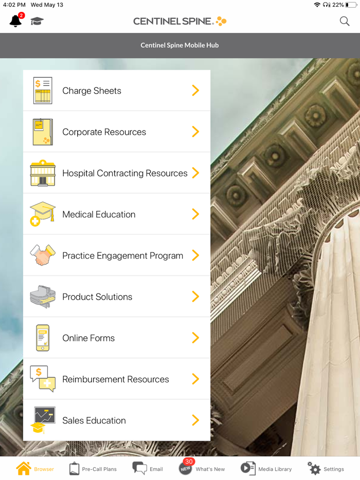 Centinel Spine Mobile Hub