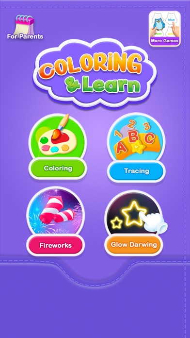 Coloring Glitter Numbers Screenshot