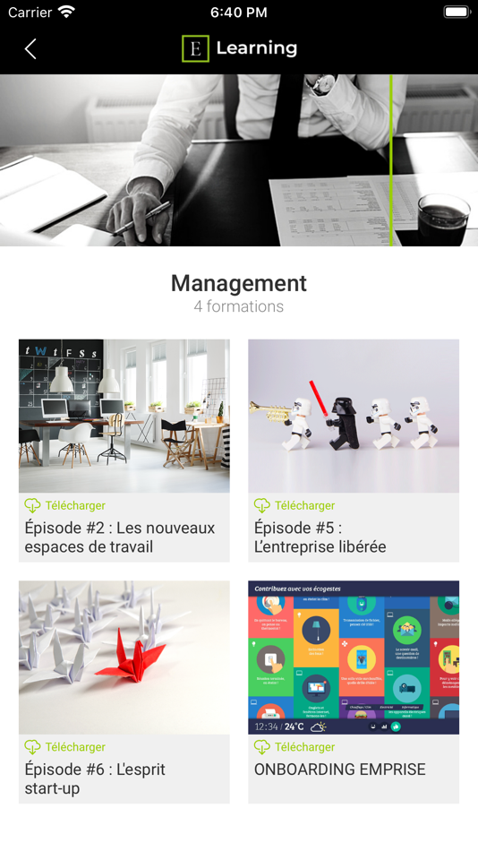 #3. Emprise - notre App E-learning (iOS) Podle: Cabinet EMPRISE