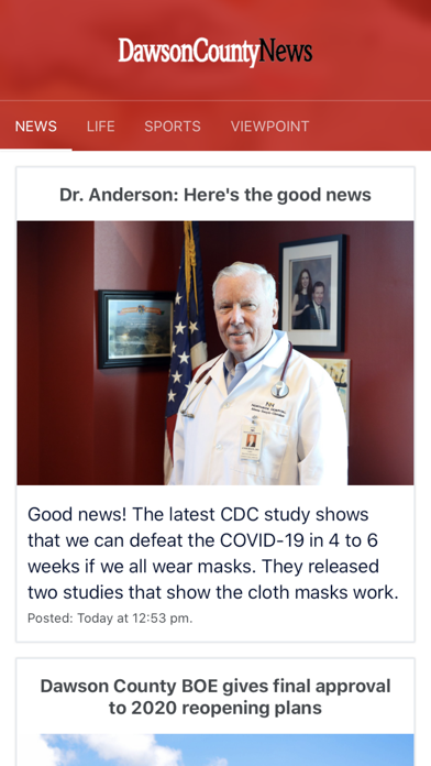 Dawson News Screenshot