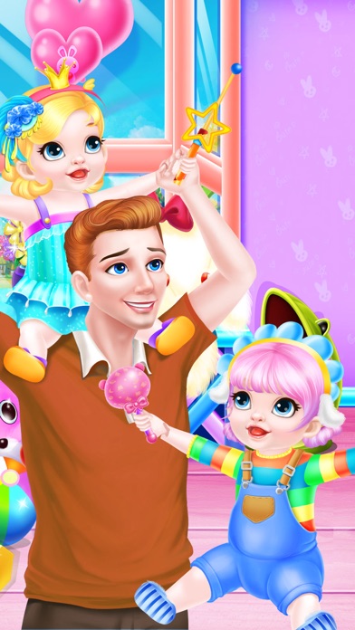 Father Care Newborn Baby Screenshot
