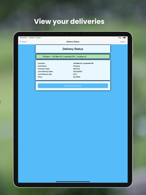 Arricks Propane Ironton iPad screenshot 3 - Productivity app