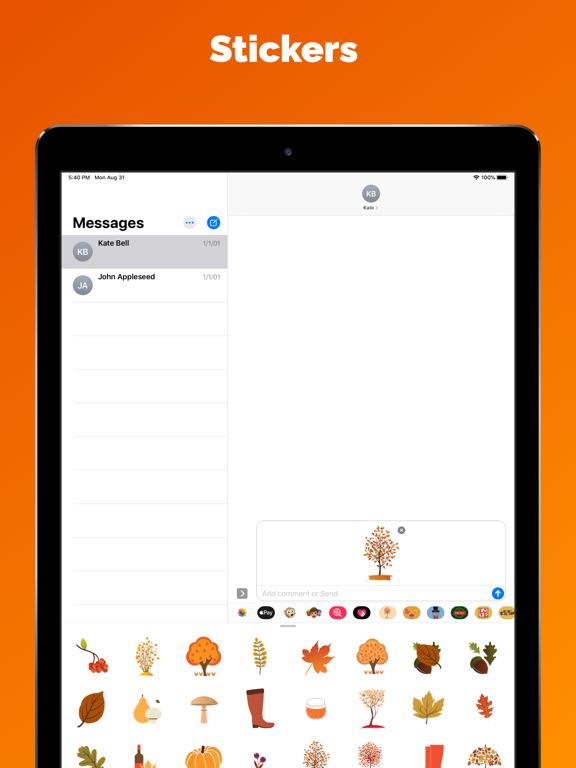 Screenshot #5 pour Autocollants & emoji d'automne