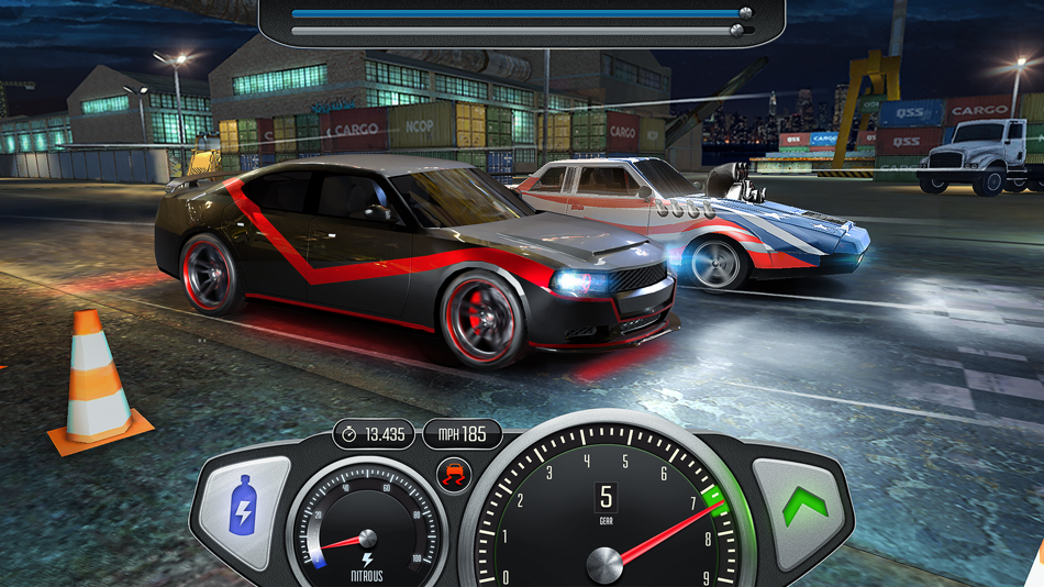 #1. Top Speed: Drag & Fast Racing (iOS) By: T-Bull S.A.