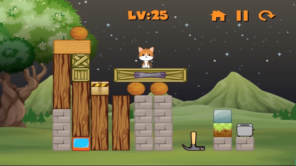 #10. Kitty Drop Cat Save (iOS) Podle: Giuseppe Calcagno