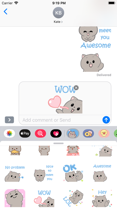 Meo Meo Stickers Screenshot