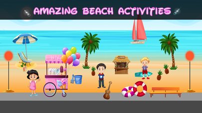 Pretend Play Beach Party Screenshot