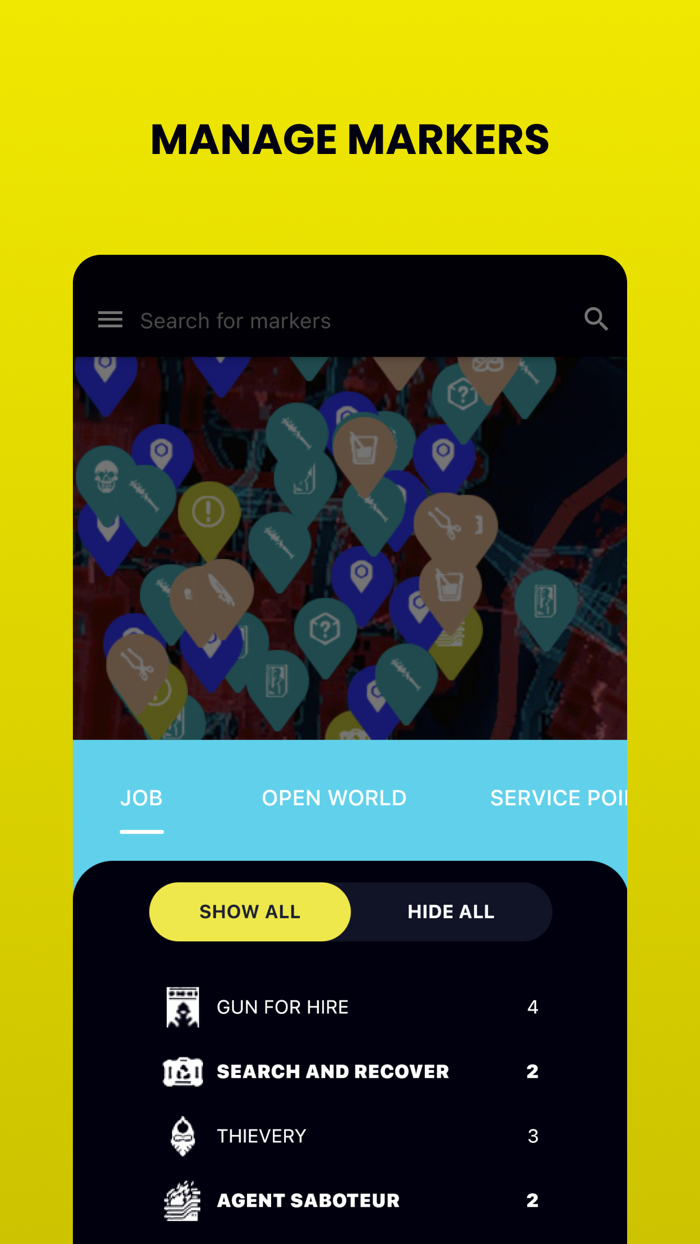 CP2077 Night City Map