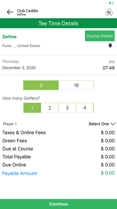 Club Caddie Screenshot