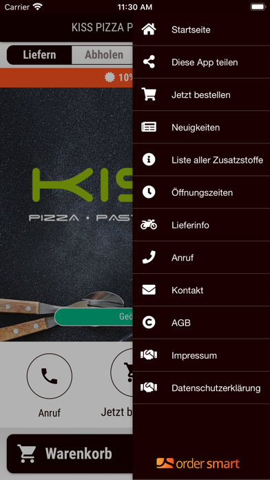 Screenshot #3 pour KISS PIZZA PASTA BURGER