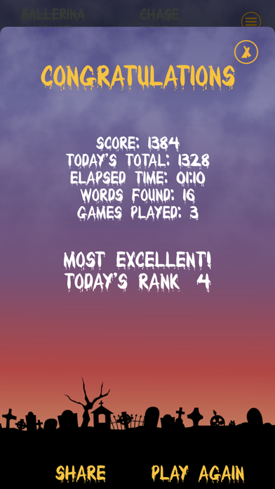 WordSearch Halloween Screenshot