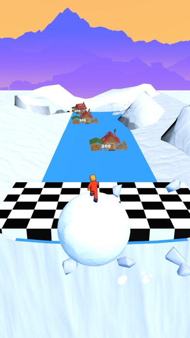 Snowball Run! Screenshot