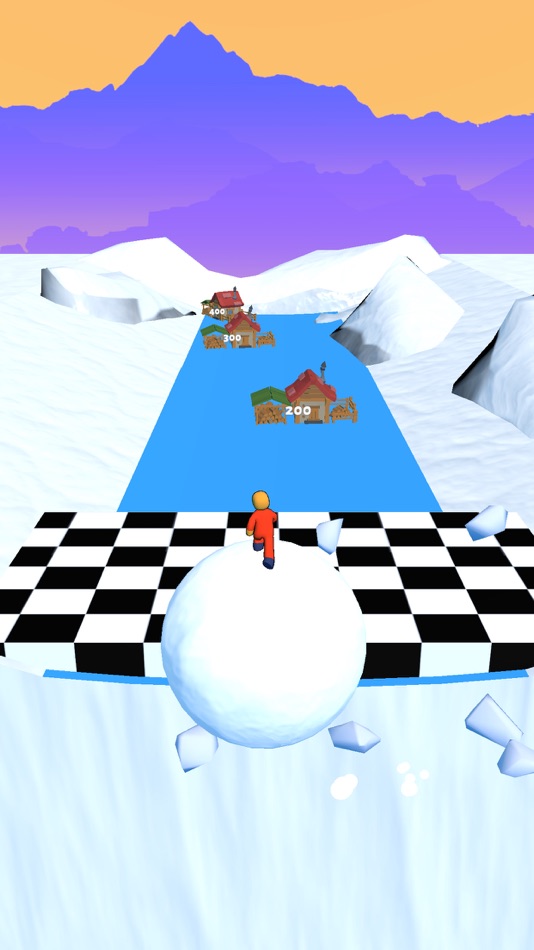 #2. Snowball Run! (iOS) 由: T Accelerator Inc.